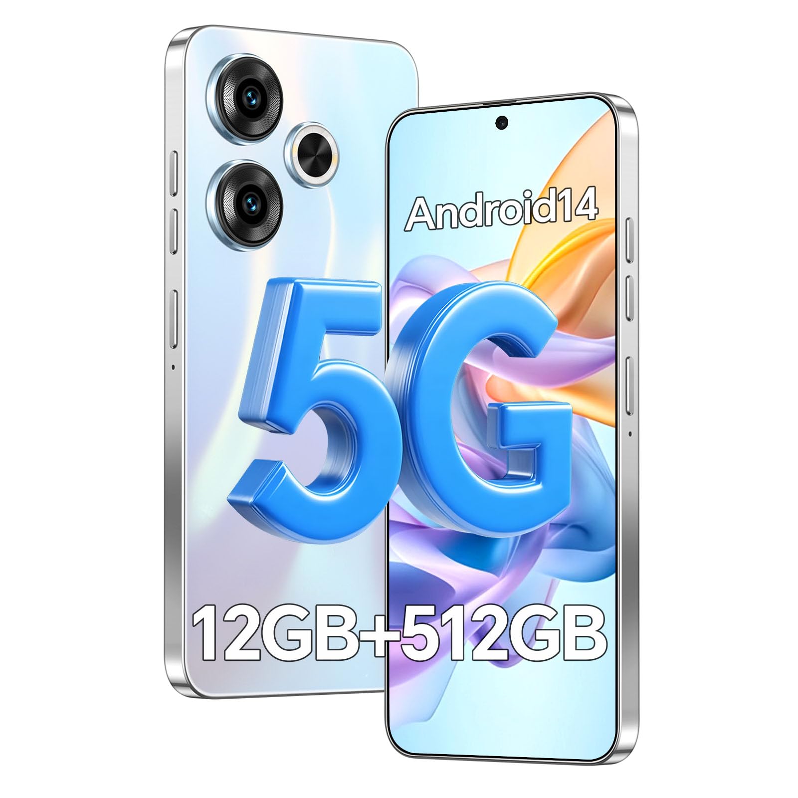 Amazon.com: Unlocked Android Phones G19, 12GB+512GB Smartphone